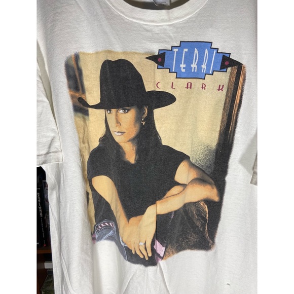 Vintage 1996 Terri Clark concert tour t shirt. Single stitch - Picture 2 of 7